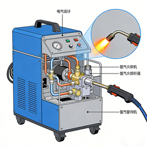 氢氧火焰钎焊机