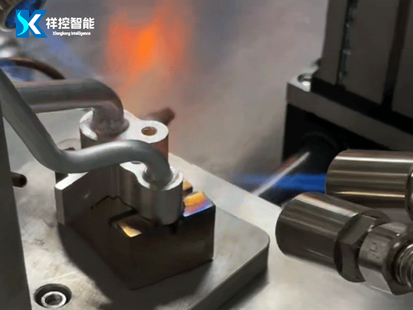 火焰钎焊机焊接双管法兰